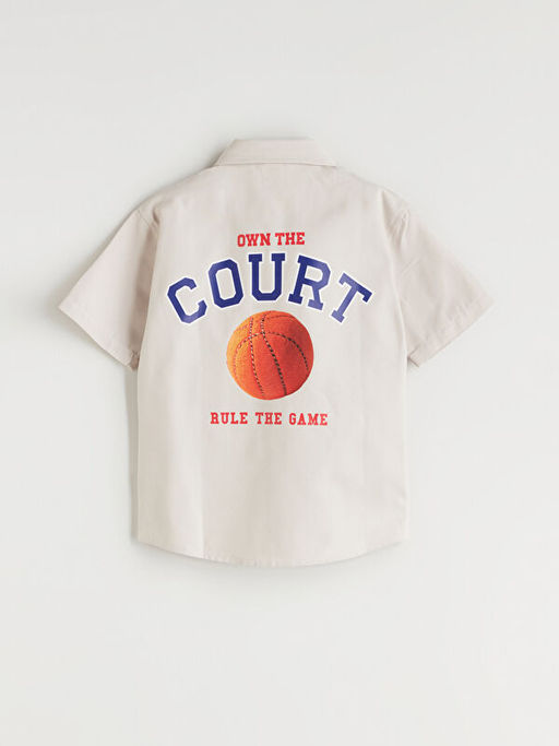 Pamuklu Cepli Erkek ?ocuk G?mlek