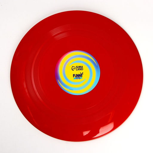 Летающая тарелка Гигант 30 см, цвет красный - Funny toys фото 3