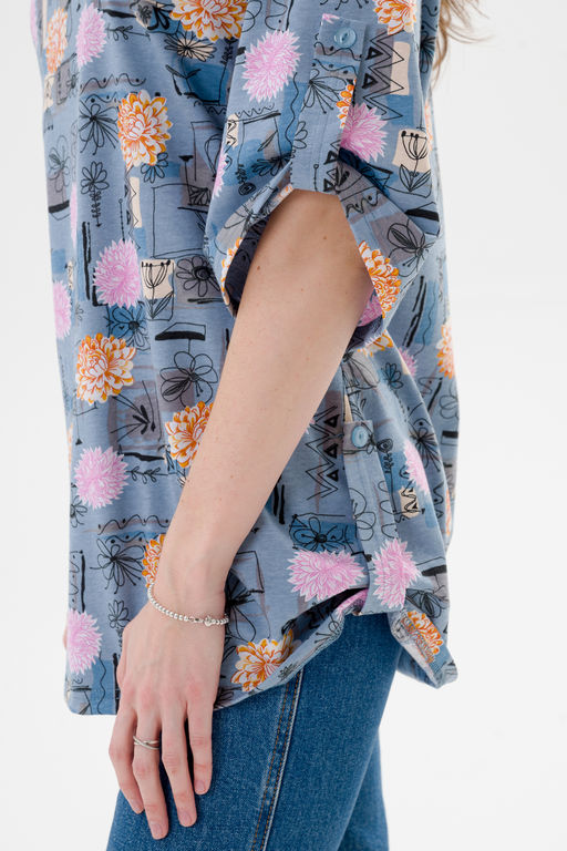 Туника женская из кулирки Полина астра - Амадэль фото 16