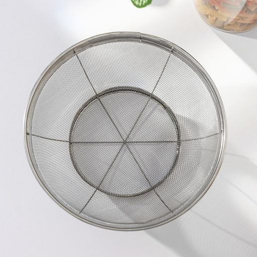 Сито для просеивания Доляна «Универсал», d=21.5 см, серебристое