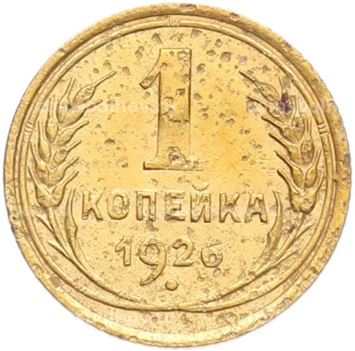 Монета 1 копейка 1926 года