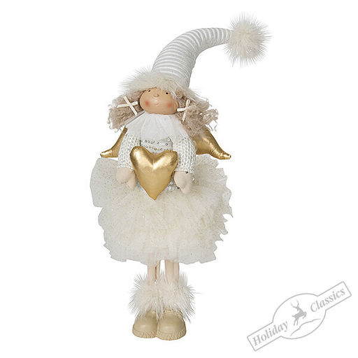 Девочка-ангел Золотое сердце малая15х11х47 см