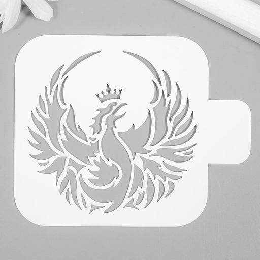 Трафарет для творчества «Феникс», для тату, 9×9 см
