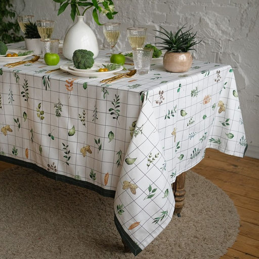 Скатерть Этель Flora 149×250 см, 100% хлопок, саржа 190 г/м²