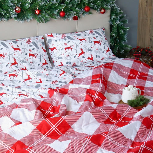 Постельное бельё LoveLife евро Лапландия, 200х217см, 225х240см, 50х70см-2шт, 100%хлопок, сатин фото 10