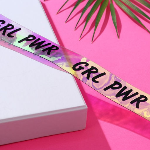 Ремень женский голография GRL PWR