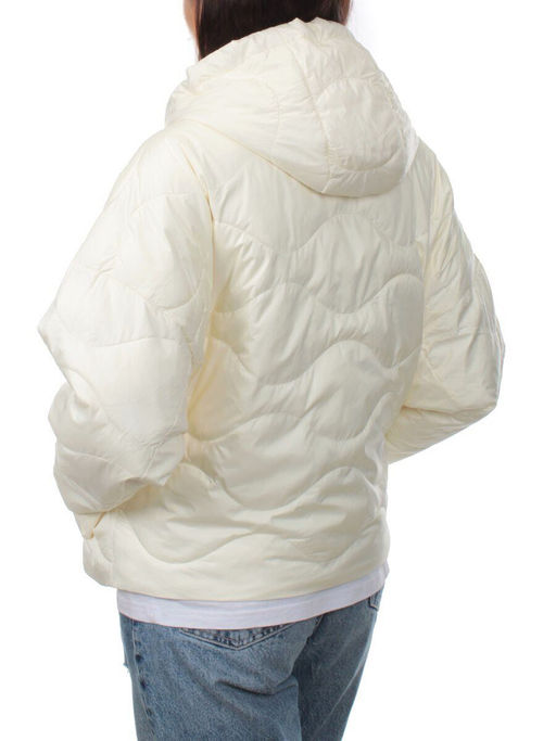 23-061 MILK Куртка оверсайз демисезонная женская (синтепон 100 гр.)