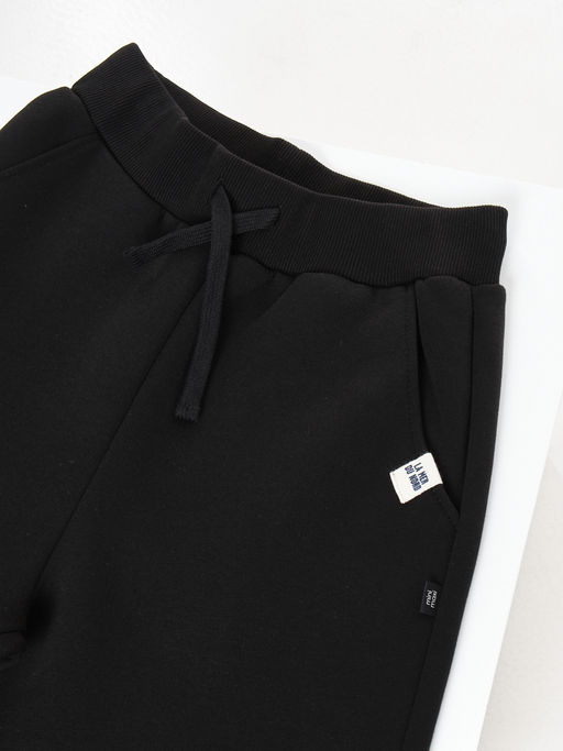 Спортивные джоггеры для мальчика 22-3310 черный - Mini maxi фото 3
