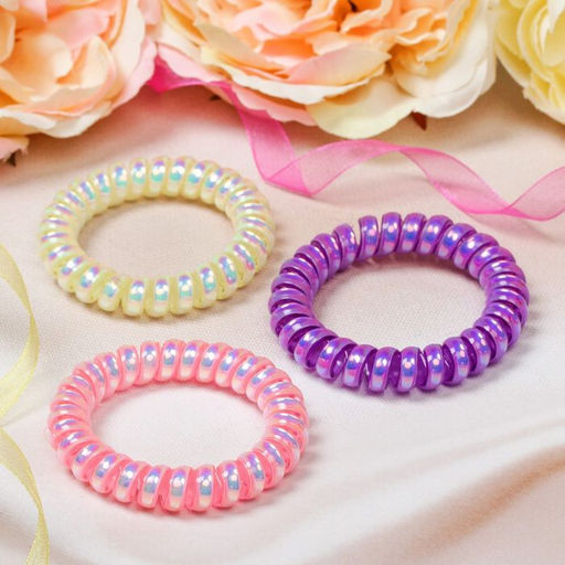 Цена за 6 шт. Резинка для волос Пружинка перелив, микс - Simaland фото 6