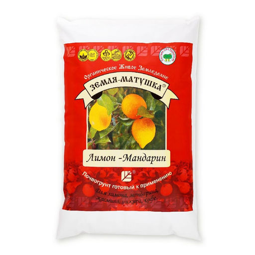 Почвогрунт "Земля-Матушка" лимон-мандарин 3л "БашИнком"