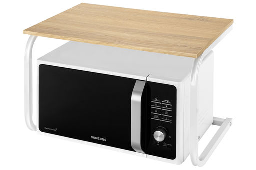 Подставка-полка для микроволновой печи (универсальная) 57*38*38 см Белая - Elan gallery фото 15