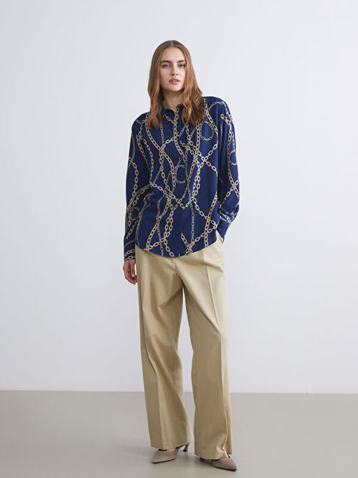 Zincir Desenli Kad?n G?mlek