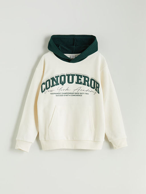 Kap??onlu Erkek ?ocuk Sweatshirt