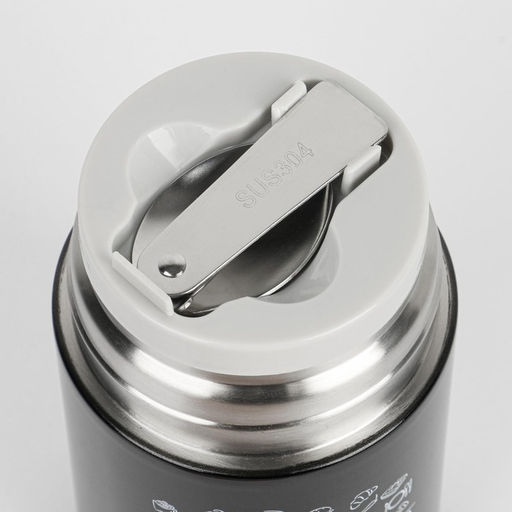 Термос для еды Мастер К Приятного аппетита, 550 мл, 1711 см, чёрный фото 4