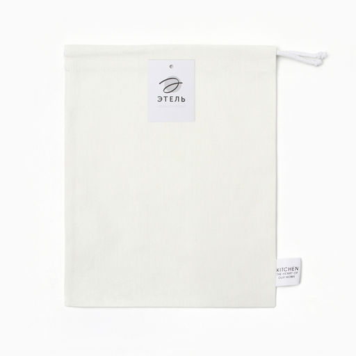 Мешочек текстильный «Этель» Home collection, 27×34 см, 100% лён, белый