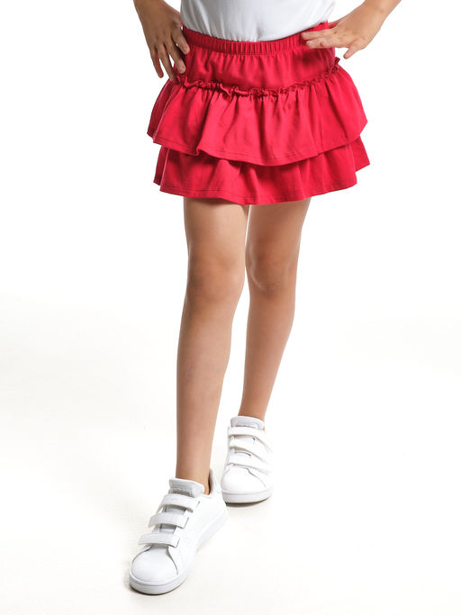 Юбка для девочки UD 3763 красный - Mini maxi фото 2