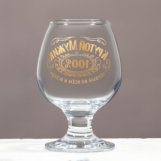 Бокал для коньяка с надписью «Крутой мужик», 265 мл