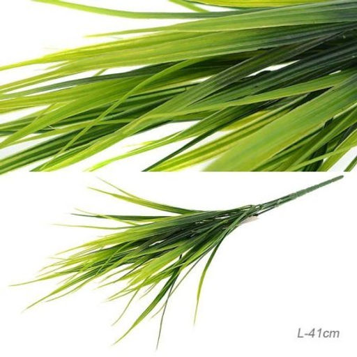 Зелень искусственная 33 см Осока / W1025 /уп 2/1200/7 веток,6 листьев - Галеонтрейд фото 2
