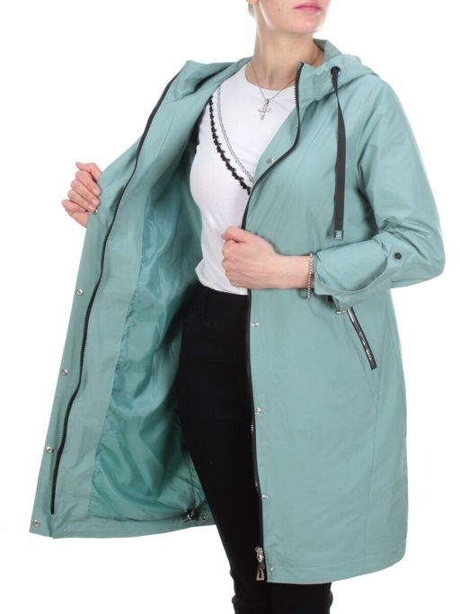6157 GRAY/GREEN Ветровка женская AMAZING (65% хлопок 35% полиэстер) - Fashion фото 9