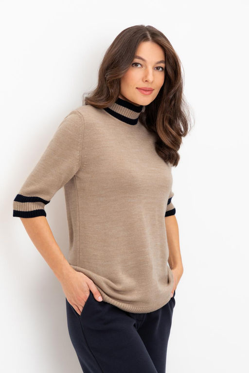 ЕВ 30045/24ш/бежевый джемпер жен