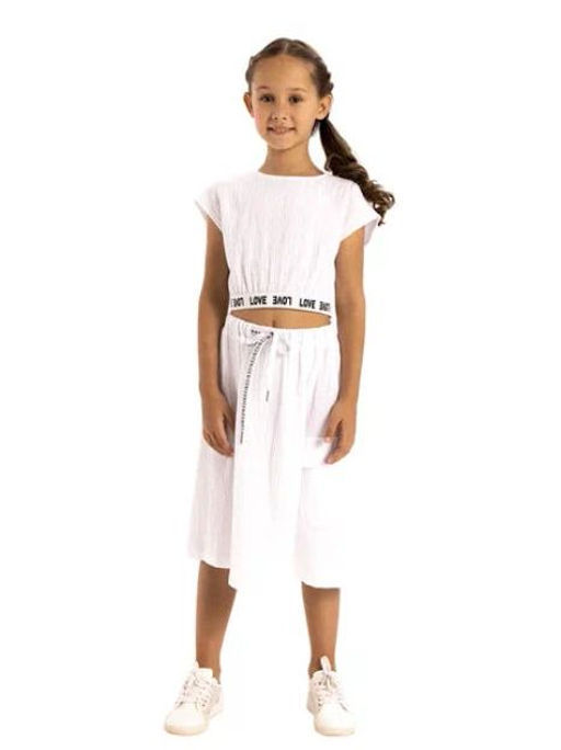 Блузка из муслина дев. О56377 - Карамелли фото 9