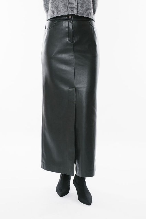 NOBBY, Юбка Ю52L-501(черная эко-кожа)  фото 3