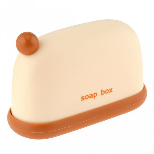 Вида Хоум (Vida Home) Мыльница настольная пластмассовая 11,3х4,8х7см, с крышкой, матовый пластик, цвета в ассортименте: белый; красный; бежевый, цветная коробка (Китай) - Домашняя Мода фото 2
