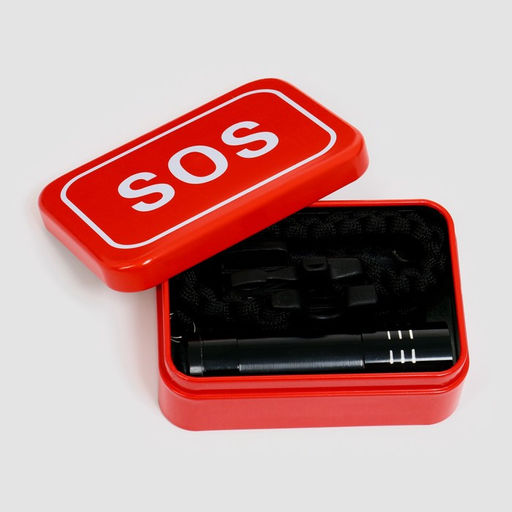 Набор для выживания 4в1 (фонарь, карта для выживания, паракорд, компас) - Simaland фото 6