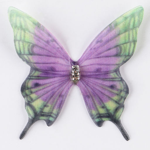 Декор для творчества «Бабочка хохлатка», двухслойный, набор 12 шт., размер 1 шт. — 5×5 см