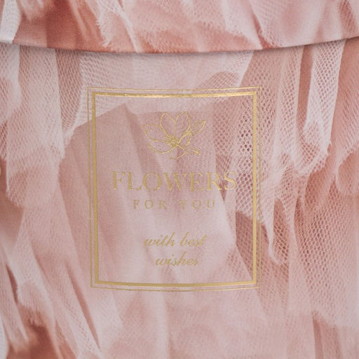 Набор шляпных коробок для цветов 4 в 1 Текстурный, 14 13 см - 20 17,5 см - Дарите счастье фото 11