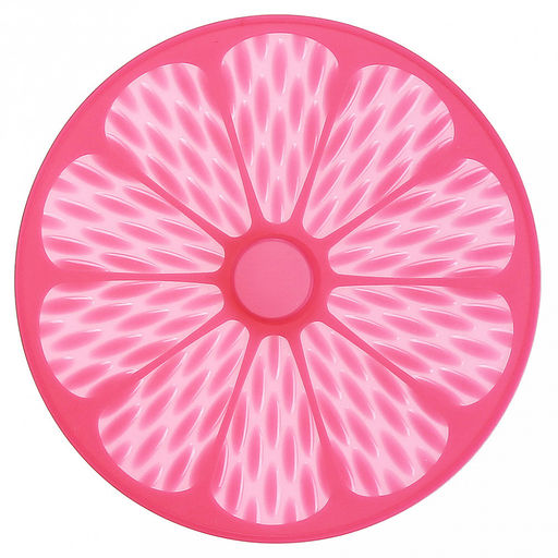 Крышка силиконовая, герметичная д26см, цвета микс, на картоне (Китай)