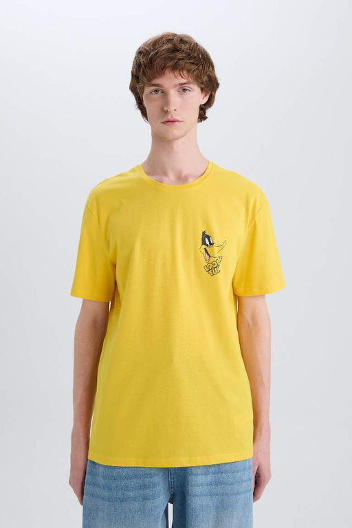 Looney Tunes Regular Fit Bisiklet Yaka K?sa Kollu Tisort - Defacto фото 2