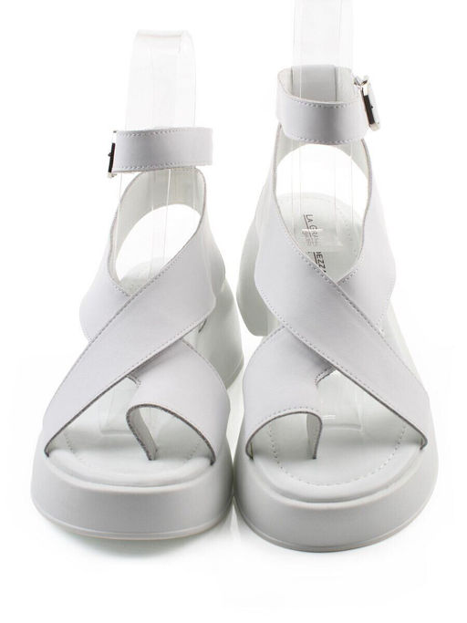 08-XT148-010 WHITE Босоножки женские (натуральная кожа)