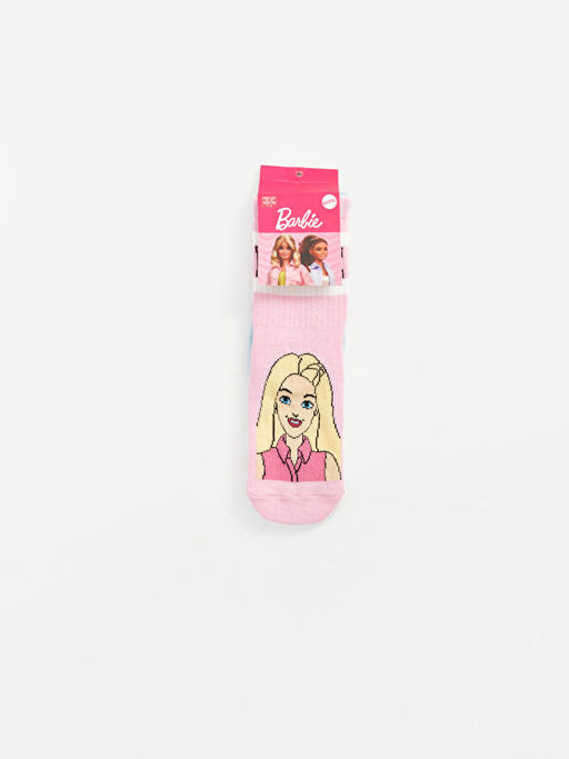 Barbie Desenli K?z ?ocuk Soket ?orap 3l? - Waikiki фото 3
