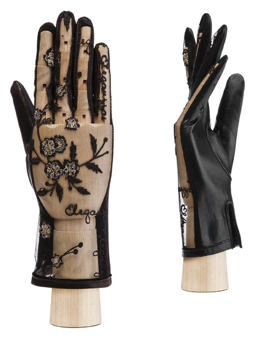 Перчатки женские б/п IS01005 black/gold - Eleganzza фото 7