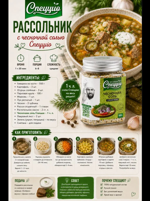 Чесночная соль с горными травами - Спеццио фото 16