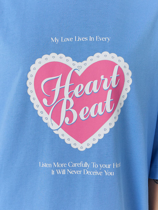 Туника домашняя женская синяя с надписью - Mark formelle фото 5