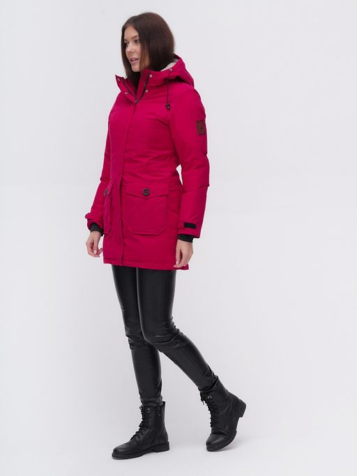 Парка MTFORCE бордового цвета 2074Bo  фото 6