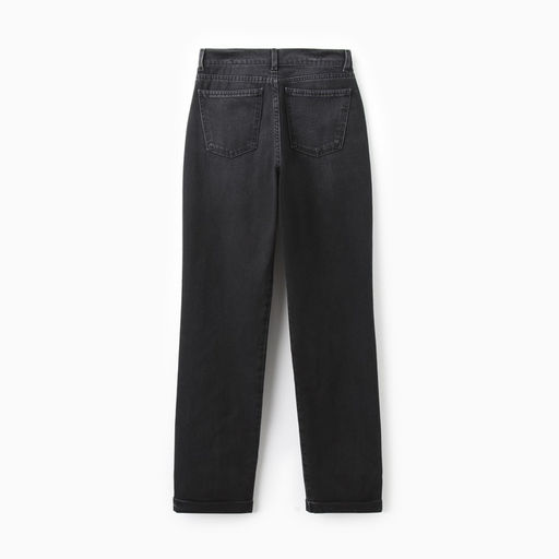 Джинсы женские бойфренды MINAKU SELVEDGE denim, размер 42, чёрные