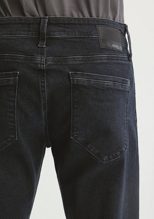 Jake Mavi Black Puslu Koyu Gri Jean Pantolon  фото 9