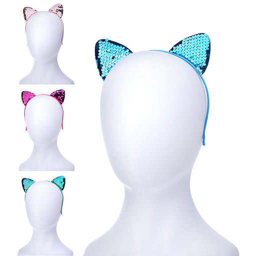 Ободок карнавальный "Кошечка" в пакете