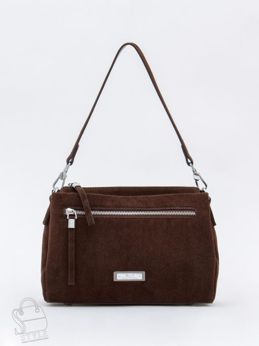 Сумка женская кожаная 1025CF coffee Polina&Eiterou