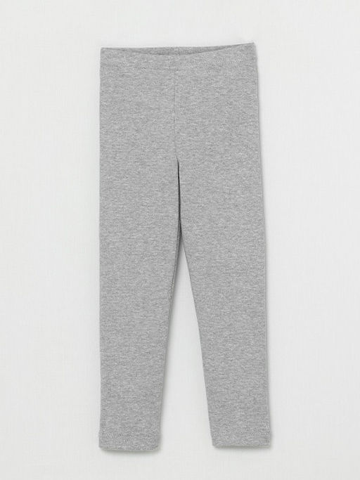 CRB wear/CWKG 10047-11 Брюки модель леггинсы для девочки, светло-серый меланж/Ex.Cherubino  фото 3