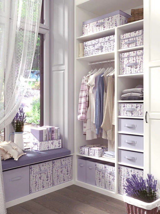 VAL HL-BOX-2S2N Короба стеллажные, без крышки, 15*31*31 см, набор 4 шт., HERBARIUM LAVENDER, шт - Valiant фото 7