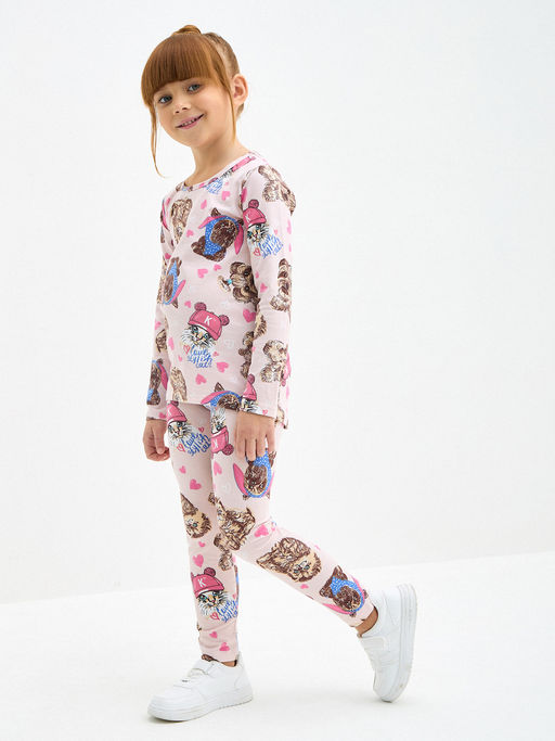 Леггинсы для девочки с принтом - Kogankids фото 2