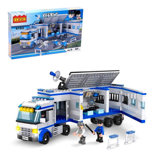 Конструктор Полиция Передвижной участок, 424 детали
