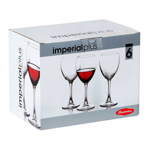 Империал Плюс (Imperial Plus) Бокал стеклянный 240мл, д6,4см, h17,5см, набор 6шт, цветная коробка, Pasabahce (Россия) - Домашняя мода фото 2