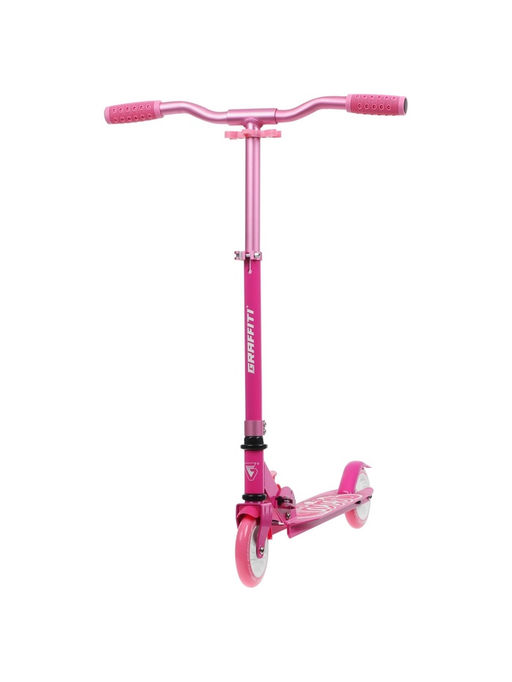 Самокат городской GRAFFITI Comfort 120, складной, колёса PU 120 мм, ABEC 7 Carbon