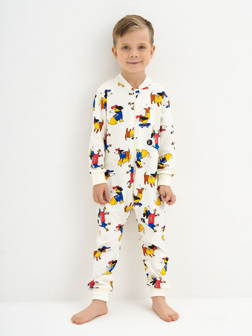 Комбинезон для сна для мальчика с принтом - Kogankids фото 2