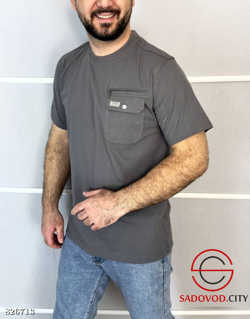 Футболка мужская из хлопка